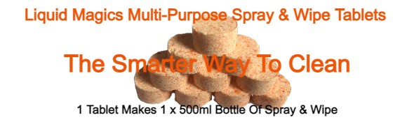Liquid Magics Multi-Purpose Spray & Wipe Tablets